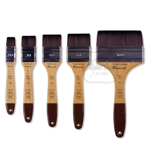 Series 292 Wide Size Acrylic Brush Heavy Body Raphael Textura Brush