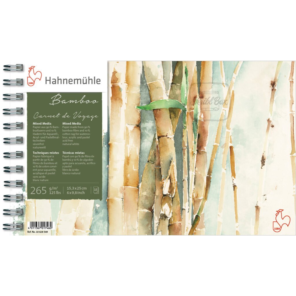 Bamboo Mixed Media Carnet De Voyage pad,Hahnemühle mixed media pad price
