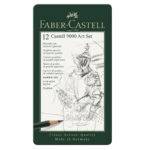 60ffd2f8e08a6_Graphite Pencil Castell 9000 ART Set Tin of 12 (8B, 7B, 6B, 5B,4B, 3B, 2B, B, HB, F, H, 2H) hero1