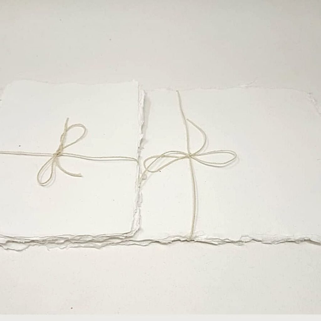 A5 Off White Cotton Rag Bluecat Paper