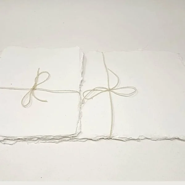 A5 Off White Cotton Rag Bluecat Paper