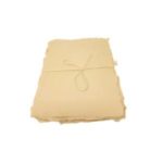 Cotton Rag Paper Beige Deckled Edge A4 Set Of 10 Sheets