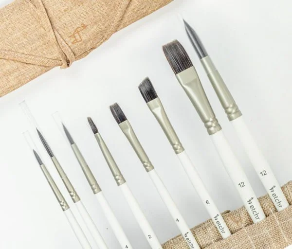 Etchr-Gouache-Brushes-Set-Of-8 Pack