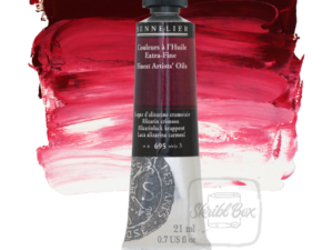 Alizarin Crimson 695 Series 3 Oil Paint Tube