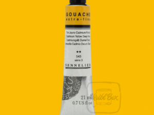 Cadmium Yellow Deep 543 Series 3 - Sennelier Gouache Paint Extra Fine Tube