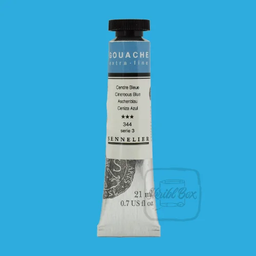 Cinereous Blue 344 Series 3 Sennelier Gouache Extra Fine Tube