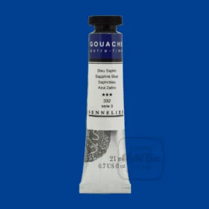 sennelier gouache sapphire blue 332 series 3