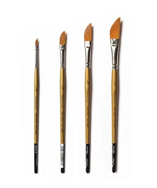 NEHARA PREMIUM Dagger Brushes Gold Series 2001D GOLD SABLE