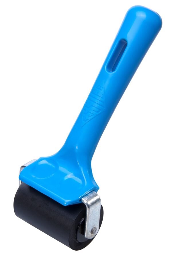 Soft Rubber Ink Roller/Brayer (50mm - Blue Handle) - Image 3