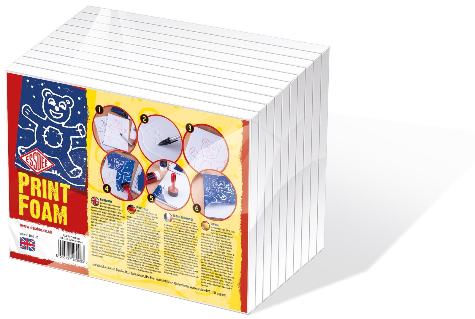 PrintFoam Carving Block A4 9mm (10 Sheets Pack)