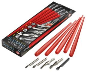 Scraper Cutter Set 5 Asst Cutters & Handles