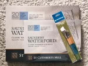 Saunders Waterford Cold Pressed HW 300gsm 20 Sheets 31 X 23 Cm