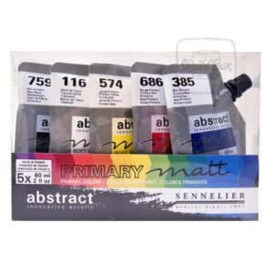 Set Of 5 X 60ml - Sennelier Abstract Innovative Acrylic Matt Soft Body