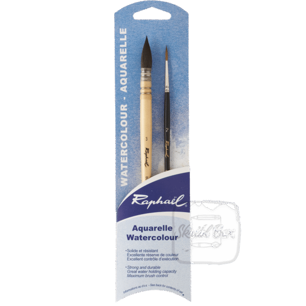 Raphael Watercolor Studio Set Of Brushes Series 8413.2, 803.3