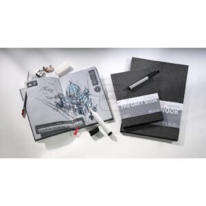 The Grey Book 120 Gsm 40 Sheets A5 Sized Light-Grey Toned Sketch Book - Hahnemühle