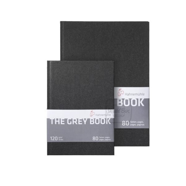 The Grey Book 120 Gsm 40 Sheets A4 Sized Light-Grey Toned Sketch Book - Hahnemühle