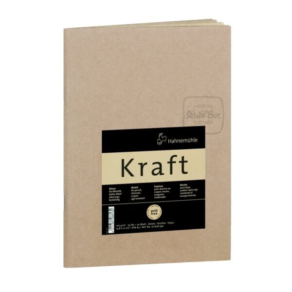 Kraft Paper Sketch Booklet 120 Gsm 20 Sheets A5 Sized - Hahnemühle