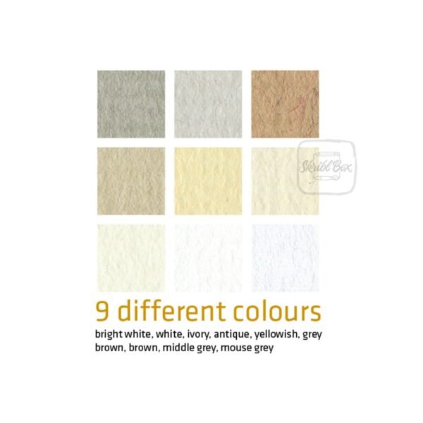 Mould-Made Ingres For Pastel 9 Colors 100 Gsm 20 Sheets 42x56 Cm Pad - Hahnemühle - Image 3