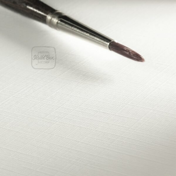 Acrylic Paint Board 330 Gsm, Linen Texture, Satin Finish, White Color, 36x48 Cm 50 Sheets Package - Hahnemühle - Image 3