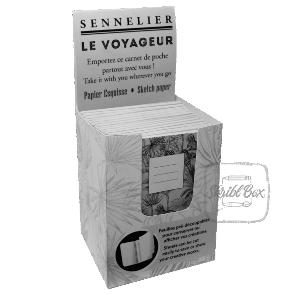 Le Voyageur, Sketch Notebook, Size A6 (10.5 X 14.8 Cm), 100 Gsm, 20 Sheets Detachable - Sennelier