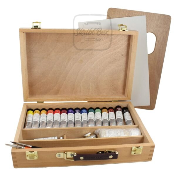 Egg Tempera Wooden Set Of 13 Colors - Sennelier
