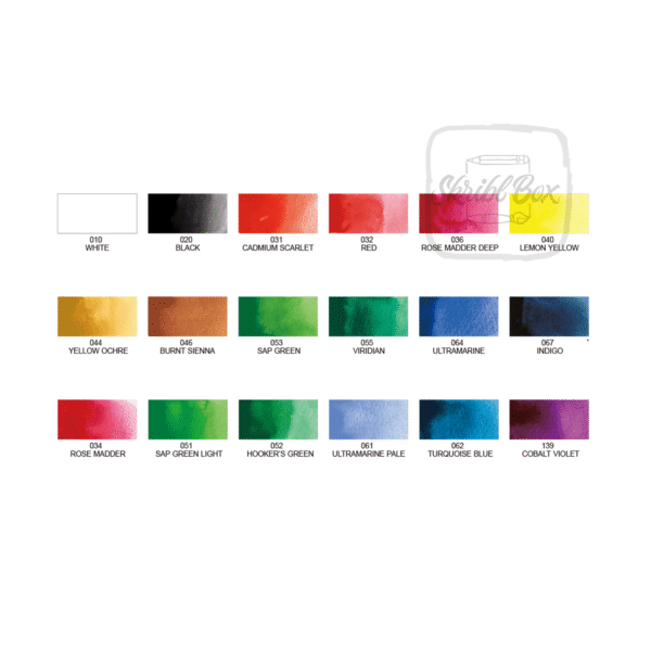Gansai Tambi Watercolor 24 Color Set - Kuretake - Image 3