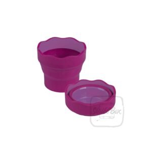 Clic & Go Foldable Artists' Watercup Pink - Faber-Castell