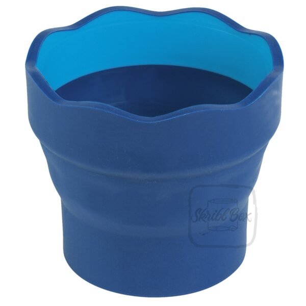 Clic & Go Foldable Artists' Watercup Blue - Faber-Castell