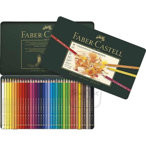 Polychromos Color Pencil Tin Set 60 Faber Castell - Image 2