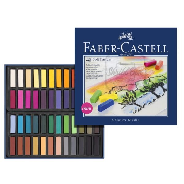 Creative Studio Soft Pastel Half Length 48 Colors Faber-Castell