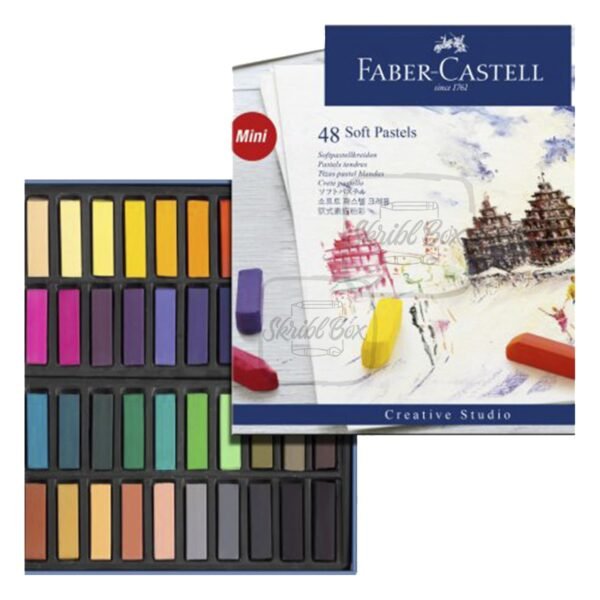 Creative Studio Soft Pastel Half Length 48 Colors Faber-Castell - Image 3
