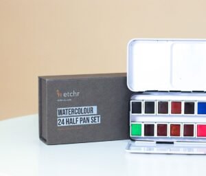 Etchr 24 Pan Watercolour Set