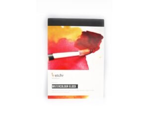 Etchr A5 Paper Block Cold Pressed 50% Cotton 20sheets 300g