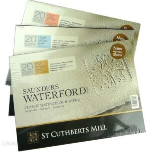 Saunders Waterford Bloc Hot Pressed High White 300gsm 31 X 23 Cm - 12X9IN