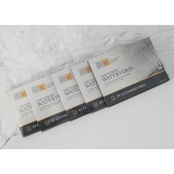 Saunders Waterford Bloc Rough High White 300gsm 31 X 23 Cm - 12X9IN - Image 3