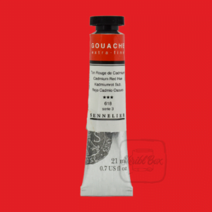 Cadmium Red Light 618 Series 3 - Sennelier Gouache Extra Fine Tube