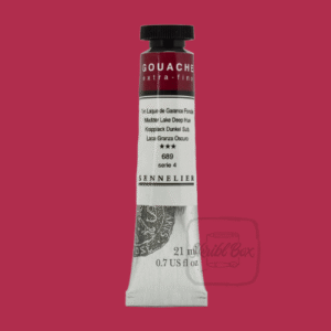 Madder Lake Deep Hue 689 Series 4 - Sennelier Gouache Extra Fine Tube