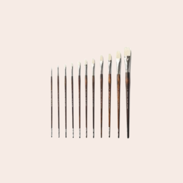 Nature Round Brush White Bristle 2004R NEHARA PREMIUM