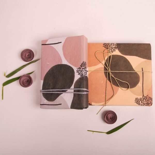 Organic Shapes Printed Gift Wrap – Hand Drawn Patterns For The Festive Season - BLUECAT PAPER - Image 3