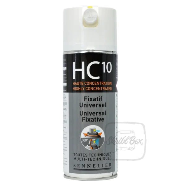 Sennelier Aerosol Spray Paint - HC10 Universal Fixative Multi-Techniques - 400ml (13.5 Fl Oz)