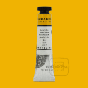 Indian Yellow 517 Series 3 - Sennelier Gouache Extra Fine Tube