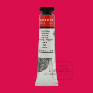 Ruby Red 625 Series 4 - Sennelier Gouache Extra Fine Tube