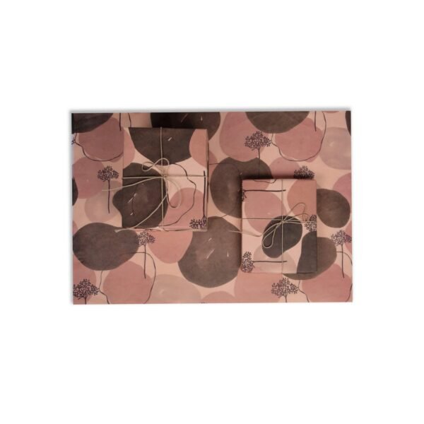 Organic Shapes Printed Gift Wrap – Hand Drawn Patterns For The Festive Season - BLUECAT PAPER