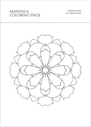 Coloring Page  - Florals