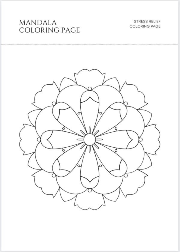 Coloring Page  - Florals