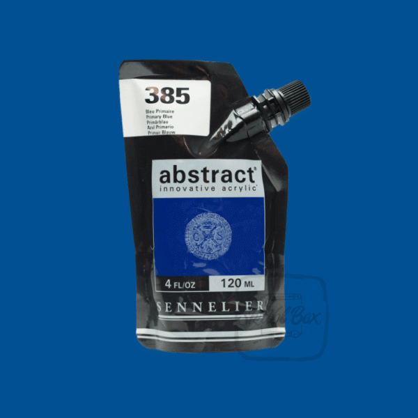 Primary Blue 385 Sennelier Abstract Innovative Acrylic Original Heavy Body