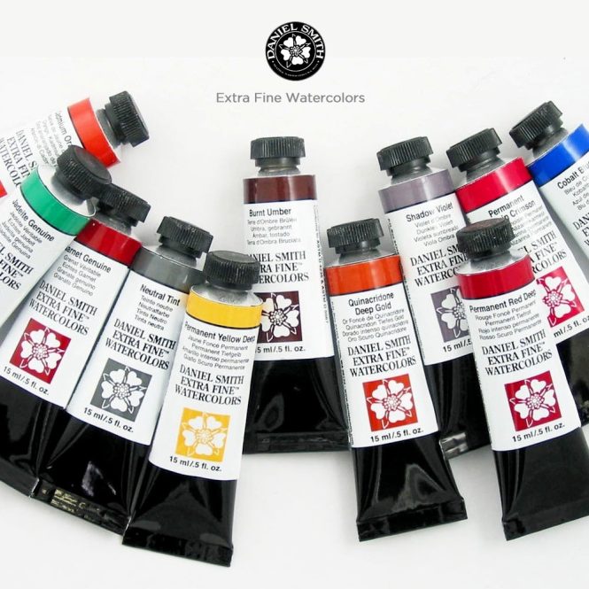 daniel smith extra fine watercolor tubes