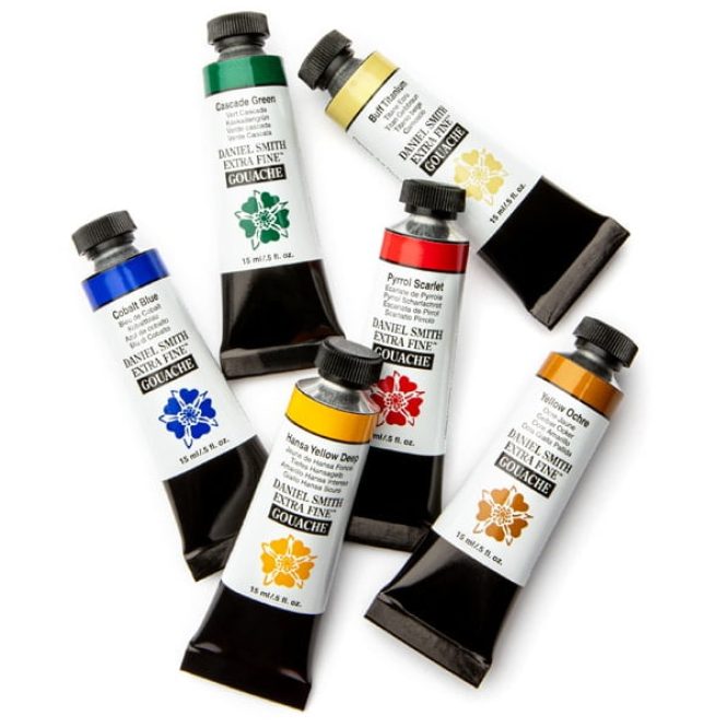 DANIEL SMITH EXTRA FINE GOUACHE 15ml TUBE